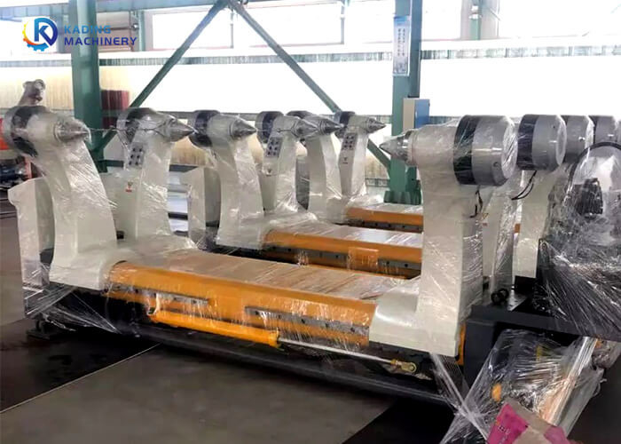 ঢেউতোলা কাগজ এবং শক্ত কাগজ বাক্সের জন্য 2T / 3T বৈদ্যুতিক শ্যাফটলেস রিল স্ট্যান্ড