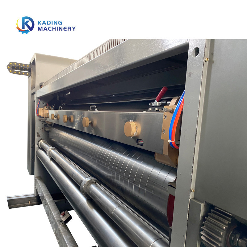 প্যাকেজিং বক্স জন্য বৈদ্যুতিক সমন্বয় Slotter corrugated বক্স মুদ্রণ মেশিন