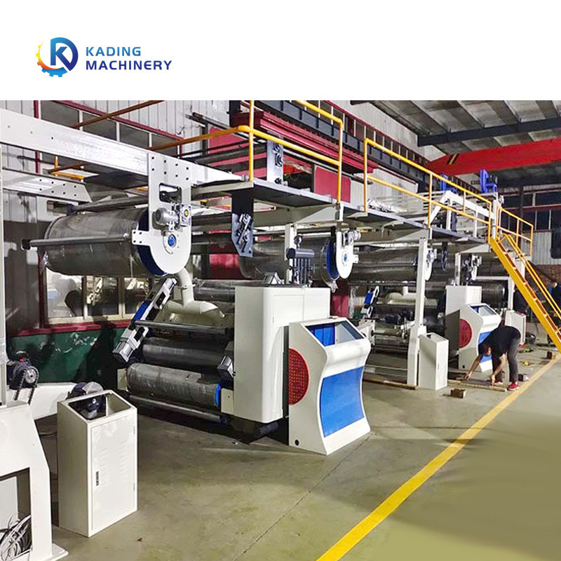 1400mm ঢেউতোলা বোর্ডের জন্য স্ট্যাকার সহ সম্পূর্ণ স্বয়ংক্রিয় ঢেউতোলা লাইন