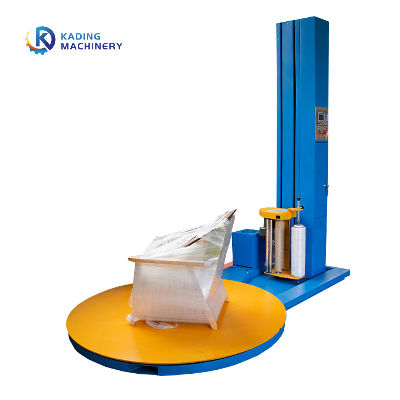ঢেউতোলা বক্স প্যাকিং 2200mm ব্যাসের জন্য 20-40pcs/ঘন্টা সেমি অটো স্ট্রেচ র‍্যাপ মেশিন